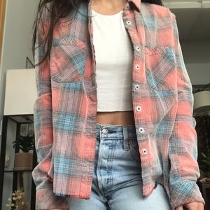 Free People Corduroy Button Down Shirt